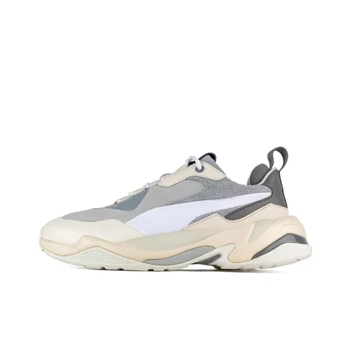 PUMA Thunder Colour Block Low Top Crepe Sneakers Women's Gray White PUMA Thunder Colour Block Low Top Crepe Sneakers Женские Серый Белый