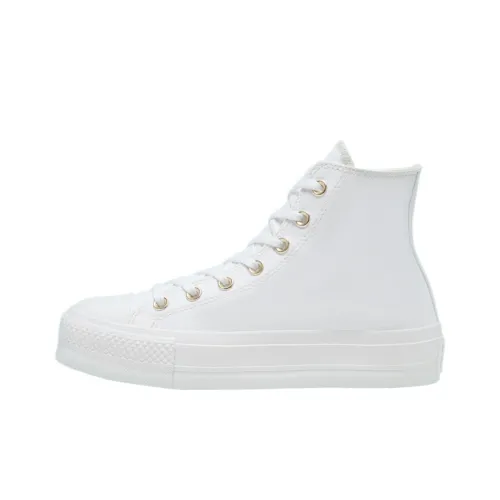 Converse Chuck Taylor All Star Платформа High Топ Кеды Женские Белые