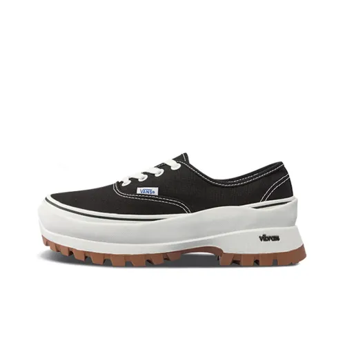 Vans Authentic Vibram D Устойчивые к истиранию низкие кеды унисекс черные белые