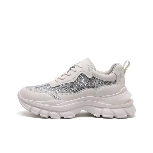 PACO GIL Low Top Белые Женские Толстоподошвенные Кроссовки