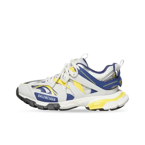Balenciaga Track 1,0 Low Топ Толстоподошвенные кроссовки Мужской Белый синий желтый