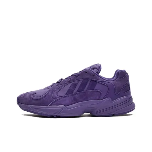 Adidas Originals YUNG 1 Triple Purple противоскользящий устойчивый к истиранию легкий низкий топ