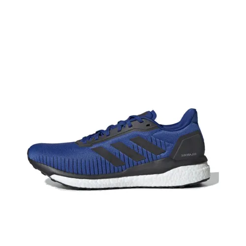 Adidas Solar Drive 19 Дышащие Низкие Кроссовки для Велосипеда Мужские Синие Черные