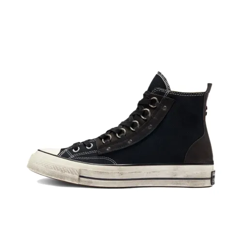 Converse 1970s Punk Academia High Top Shoes Unisex Black Конверс 1970s Панк Академия Высокие Кеды Унисекс Черные