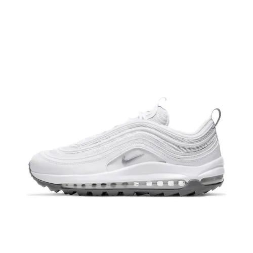 Nike Air Max 97 Low Топ Обувь для гольфа Унисекс Белый