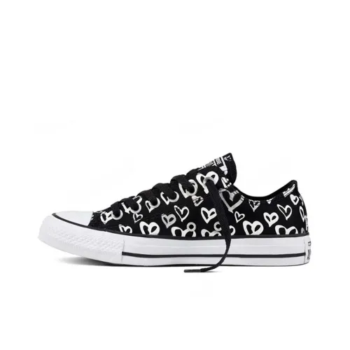 Converse Chuck Taylor All Star Low Топ Кеды Унисекс Черный Белый