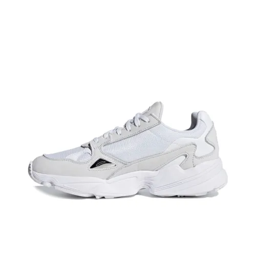 Adidas Originals Falcon Triple White Lightweight Low Top Crepe Sneakers Женские Белые