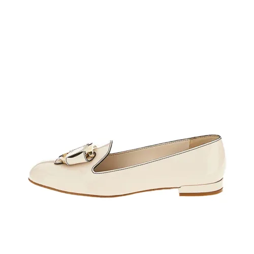Ferragamo Gancini Лоферы Женские Белые