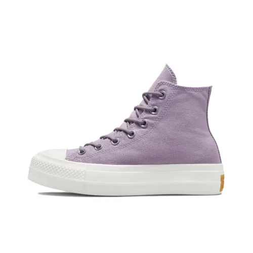 Converse Chuck Taylor All Star Lift Платформа Canvas High Топ Кеды Женские Фиолетовый