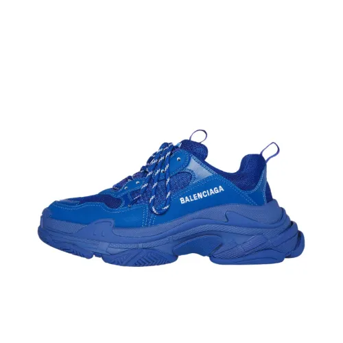 Balenciaga Triple S SNEAKER Низкий Топ Толстая Подошва Кроссовки Мужские Индиго
