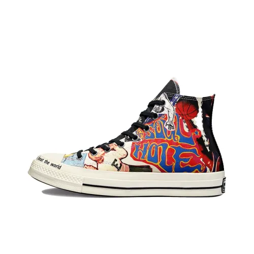 Конверс 1970s Chuck 70 Beat The World High Топ Кеды Унисекс Красный Белый