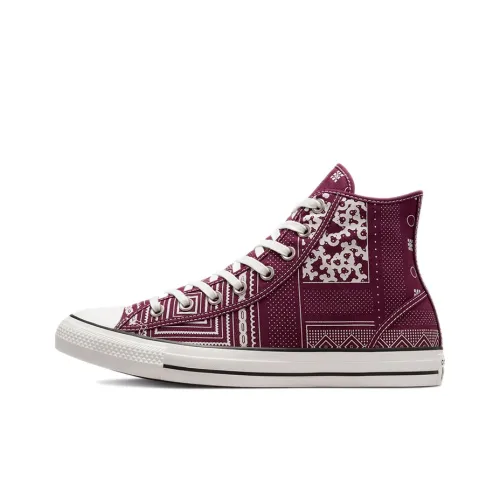 Converse Chuck Taylor All Star High Топ Кеды Унисекс Бордовый Белый