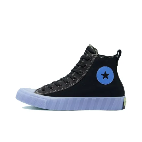 Конверс Dramatic Nights UNTITL3D High Топ Кеды Унисекс Черный Фиолетовый