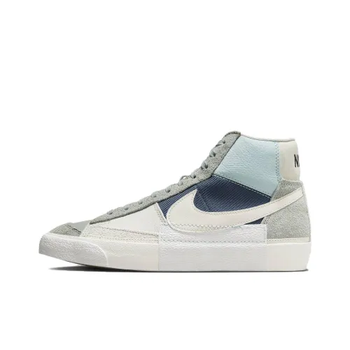 Nike Blazer Mid Топ Скейтборд Кроссовки Мужские Серые