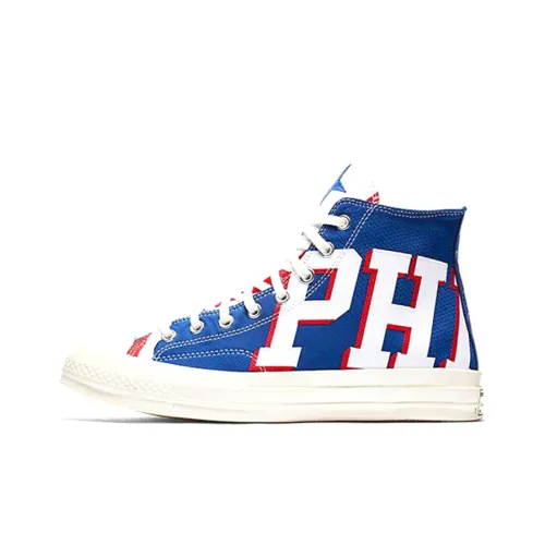 Converse Chuck Taylor All Star 1970s Hi Gameday Philadelphia 76ers High Топ Кеды Унисекс Синий Белый Красный