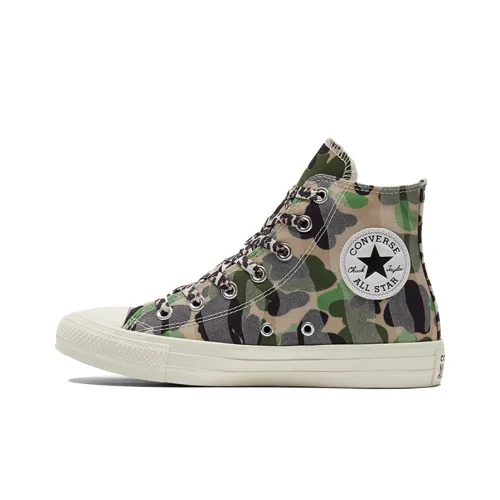 Converse Chuck Taylor All Star High Топ Кеды Женские Green and Черный камуфляж