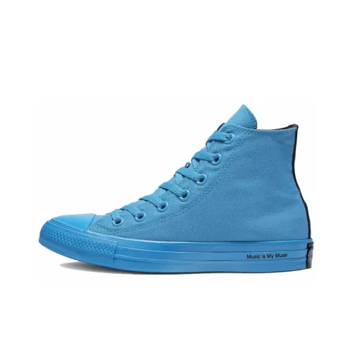 OPI x Converse Chuck Taylor All Star High Top High Top Shoes Унисекс Лето Синий Неон
