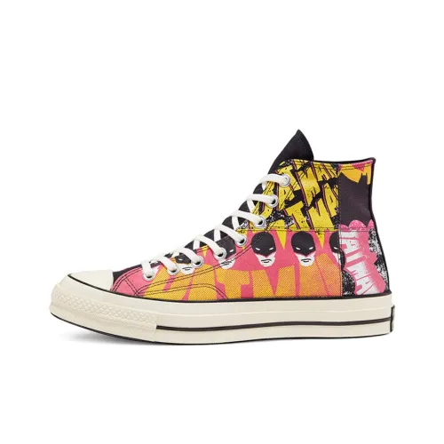 Бэтмен 80-летие x Конверс 1970s Высокие Кеды MID Топ Кеды Унисекс Черный Красный