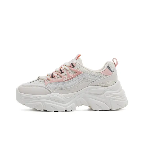 Warrior Slip-resistant Abrasion-resistant Breathable Lightweight Low-top Footwear Women's Beige Pink