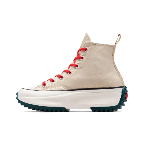 Converse Run Star Hike High Топ Кеды Унисекс Красный Умбра Зеленый