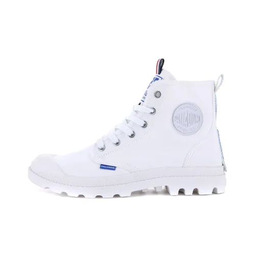 Palladium Pampa Hi Dare 75th Slip Resistant Abrasion Resistant Дышащий Высокие Кеды Унисекс Белый