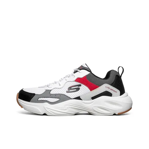 Skechers Stamina Airy Шокабойеры Противоскользящие Низкие Топ Кроссовки с Толстой Подошвой Мужские