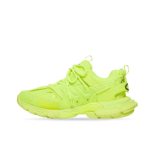 Balenciaga Track 1,0 Low Топ Толстая подошва Кроссовки Мужские Неоново-желтые