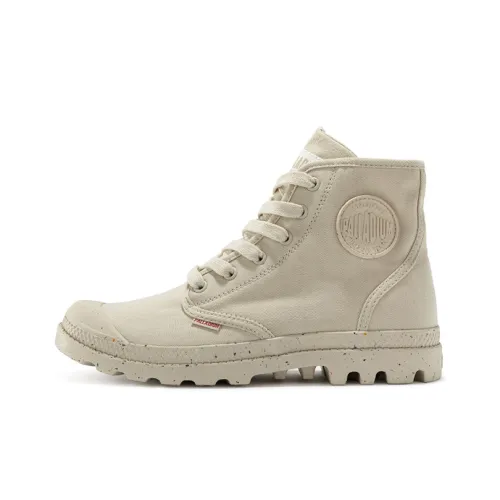 Palladium Pampa Hi ICECREAM противоскользящие устойчивые к истиранию высокие кеды унисекс бежевые