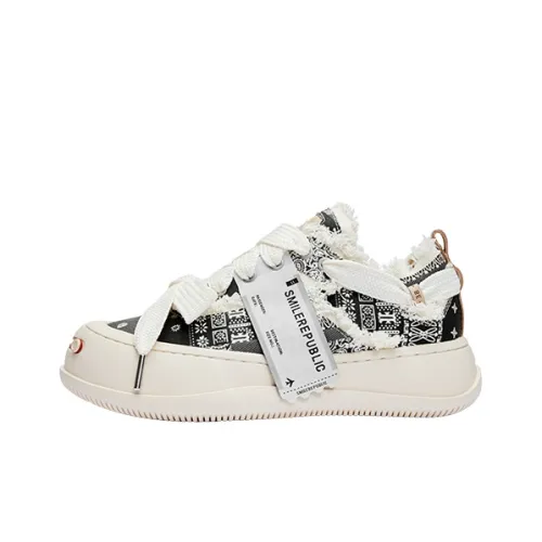 SMILEREPUBLIC Laugh series Противоскользящий Устойчивый к истиранию Дышащий Покрытие Увеличивающий высоту Низкий Топ