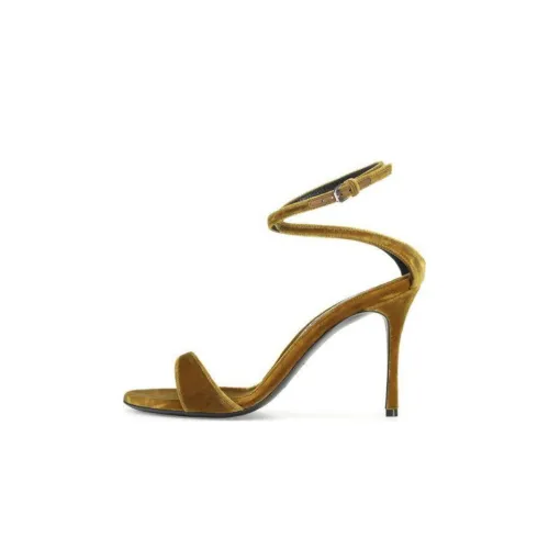 SERGIO ROSSI Godiva One Ремешок Сандалии 8,9 см Женские Желтые