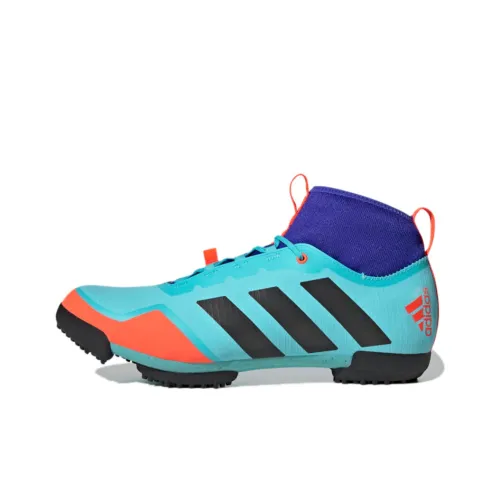 Adidas Нескользящий Легкий MID Топ Велосипедные кроссовки Унисекс Озерно-голубой