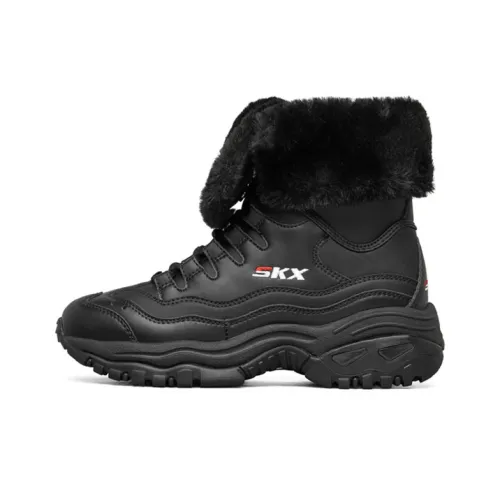 Skechers Energy High Top массивные кроссовки женские черные