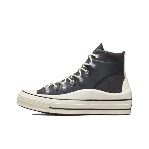 Конверс 1970s Chuck Taylor All Star High Топ Кеды Унисекс Белый Темно-серый