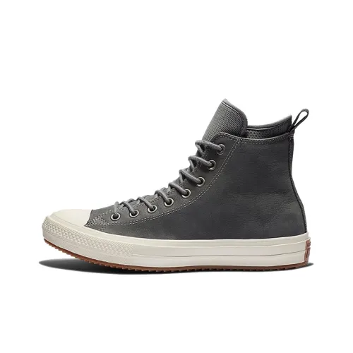 Converse Chuck Taylor All Star Водонепроницаемый Нубук Boot Высокие Кеды Унисекс Серый Белый