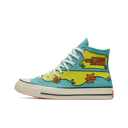 Scooby Doo x Converse Chuck Taylor All Star 1970s High Топ Кеды Унисекс Синий Желтый
