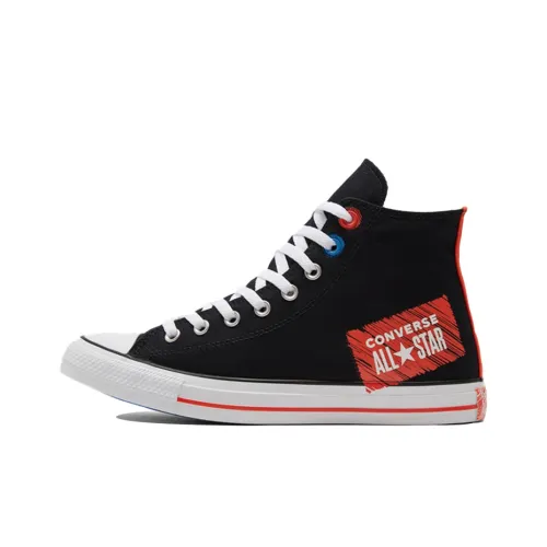Converse Chuck Taylor All Star High Топ Кеды Унисекс Черный Красный