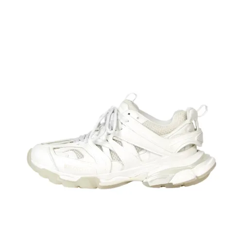 Balenciaga Track Low Top Толстая подошва Кроссовки Мужские Белые