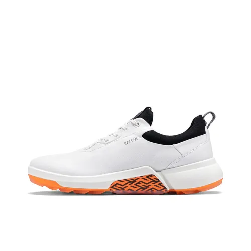 Ecco GOLF BIOM H4 Амортизация Устойчивый к истиранию Покрытие Низкий топ Повседневный Мужской Белый