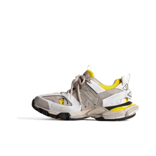 Balenciaga Track 1,0 Толстая подошва Низкий топ Белый Желтый Мужской
