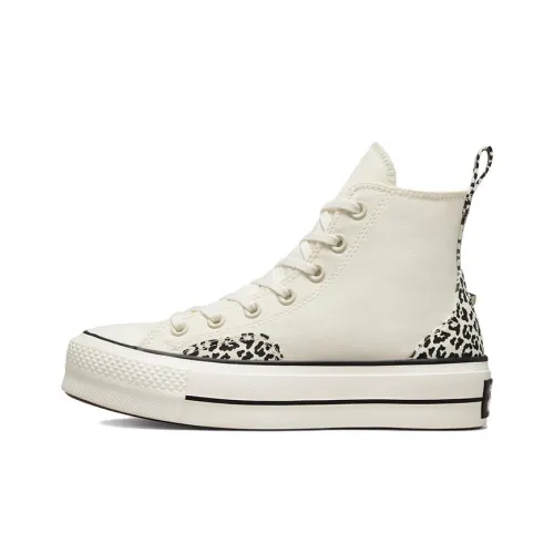 Конверс All Star Lift High Топ Кеды Женские Белые Черные