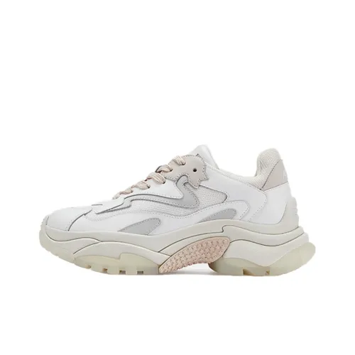 Пепельные кроссовки с низким верхом, женские