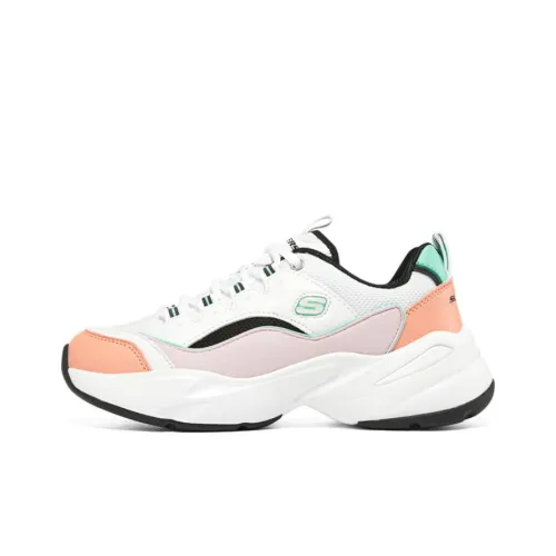 Skechers D'LITES 3,0 Cousin Low Топ Толстая подошва Кроссовки Женские Многоцветные