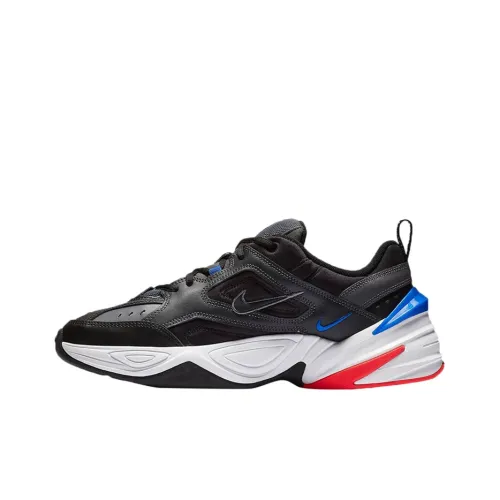 Nike M2K Tekno Легкий Низкий Топ Толстая Подошва Кроссовки Унисекс Угольный Черный