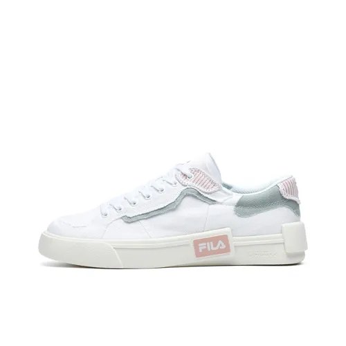 FILA FUSION WHITE SPECIAL Устойчивые к истиранию Низкие Кеды Женские Белые