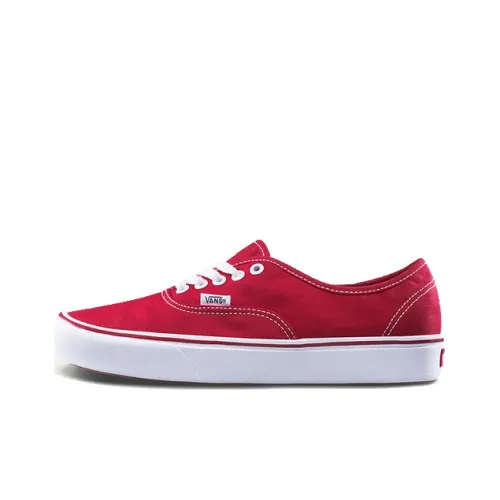 Vans Authentic Comfycush Low Top Кеды Унисекс Красный