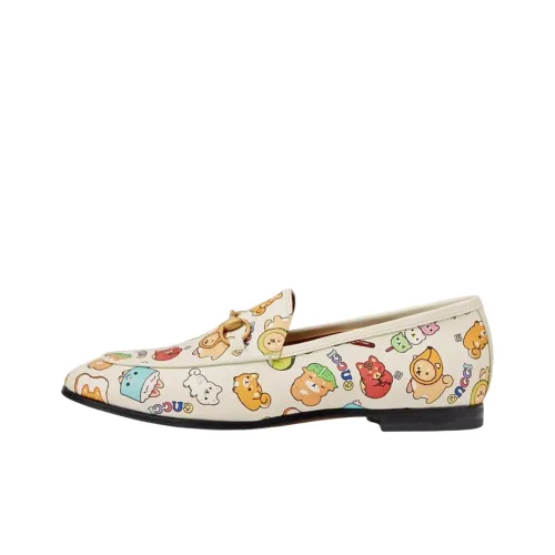 GUCCI Jordaan Лоферы Женские Белые