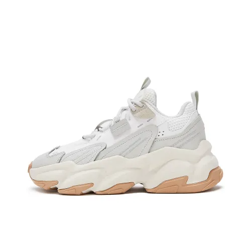 STARTER Rock Formation Series Амортизаторы Slip-resistant и устойчивые к истиранию Низкий топ Толстая подошва Мужские Серые