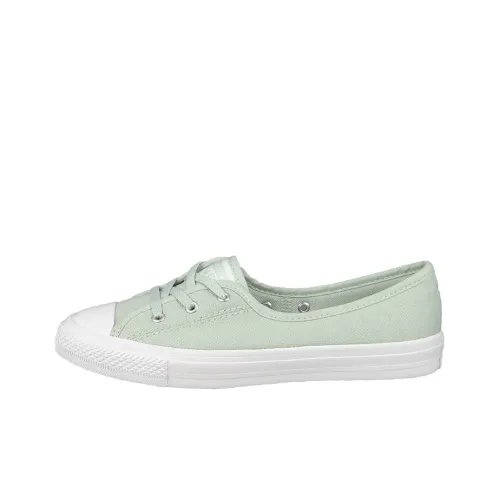 Converse Chuck Taylor All Star Dainty Бык Дышащий And Легкий Низкий Топ Кеды Женские Мятно-зеленый