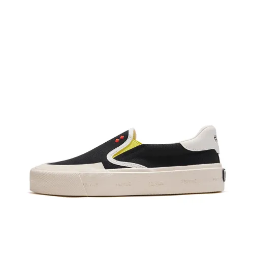 Feiyue Slip-resistant Abrasion-resistant Low-top Canvas Shoes Unisex Black Фэйюэ Противоскользящие Устойчивые к истиранию Низкие Кеды Унисекс Черные