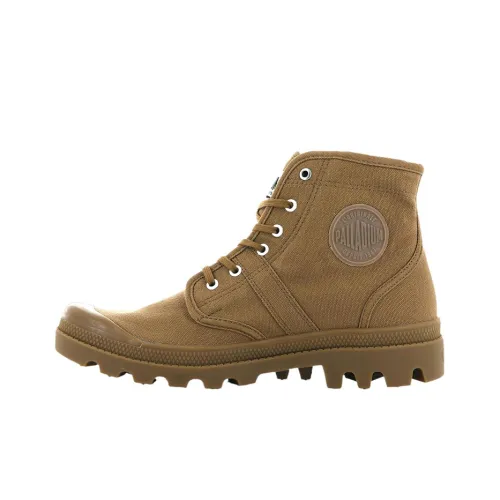 Палладий PALLABROUSSE Legion противоскользящие устойчивые к истиранию высокие кеды унисекс коричневый